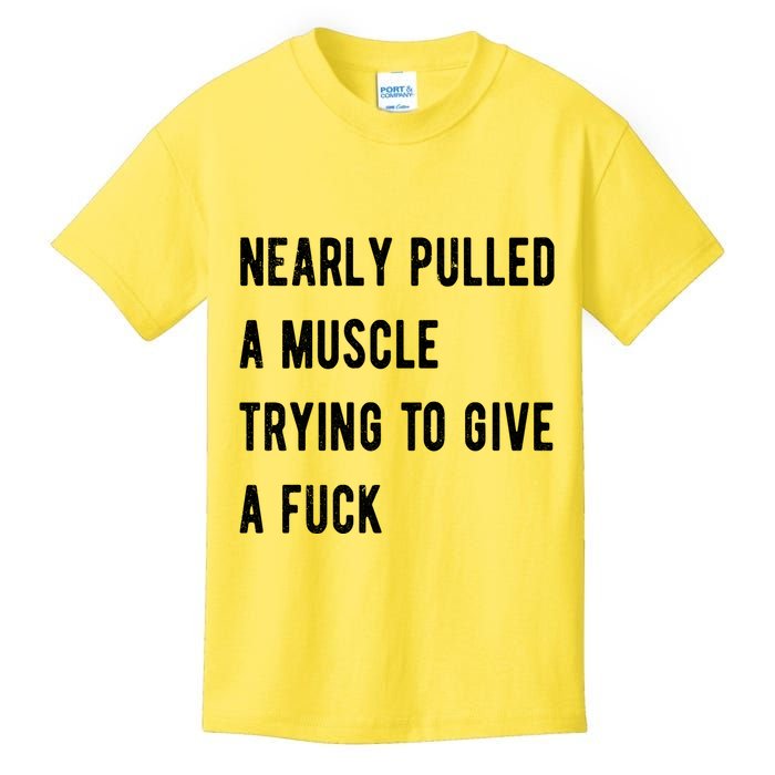 Nearly Pulled A Muscle Trying To Give A F Kids T-Shirt