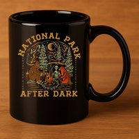 National Park After Dark 11oz C Handle Ceramic Mug