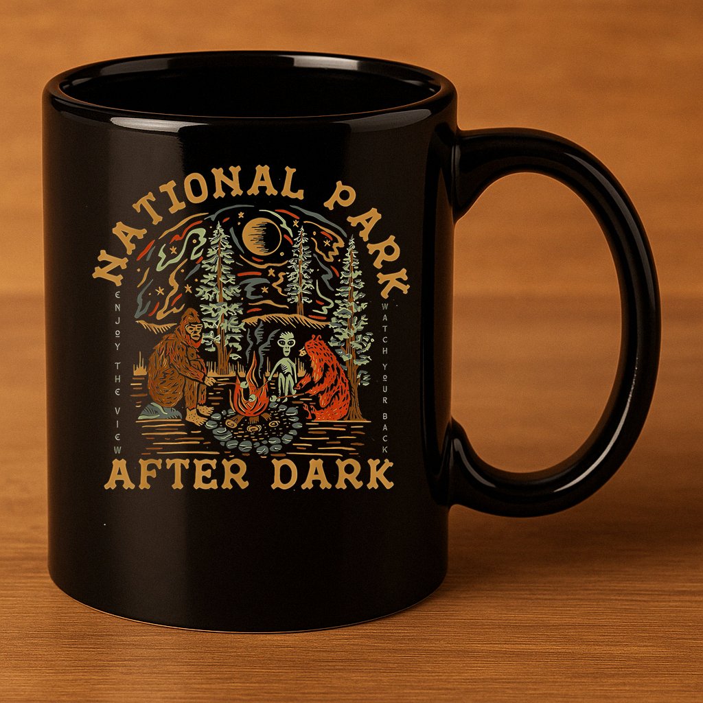 National Park After Dark 11oz C Handle Ceramic Mug
