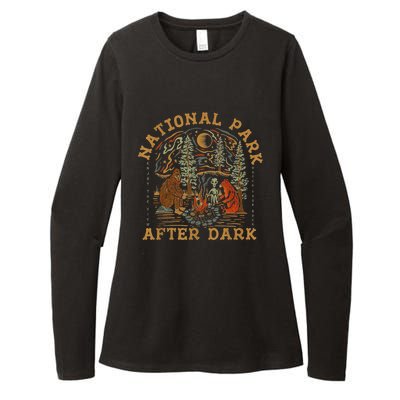 National Park After Dark Womens CVC Long Sleeve Shirt