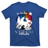 North Pole Alaska Aurora Borealis Christmas Town Souvenir Gift T-Shirt