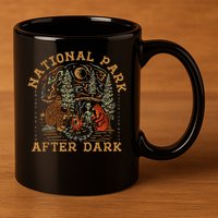 National Park After Dark 11oz C Handle Ceramic Mug