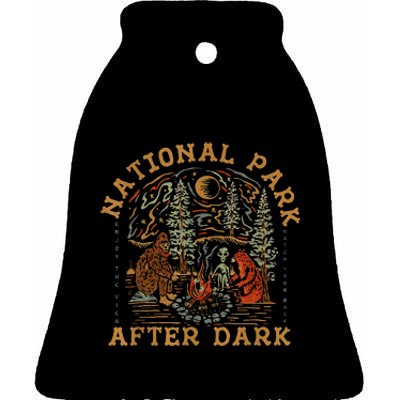 National Park After Dark Ceramic Bell Ornament