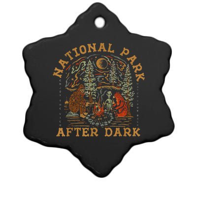 National Park After Dark Ceramic Star Ornament