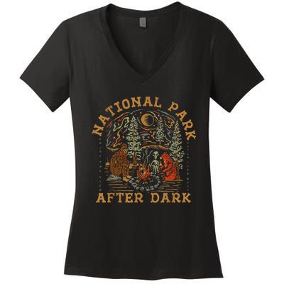 National Park After Dark Women's V-Neck T-Shirt