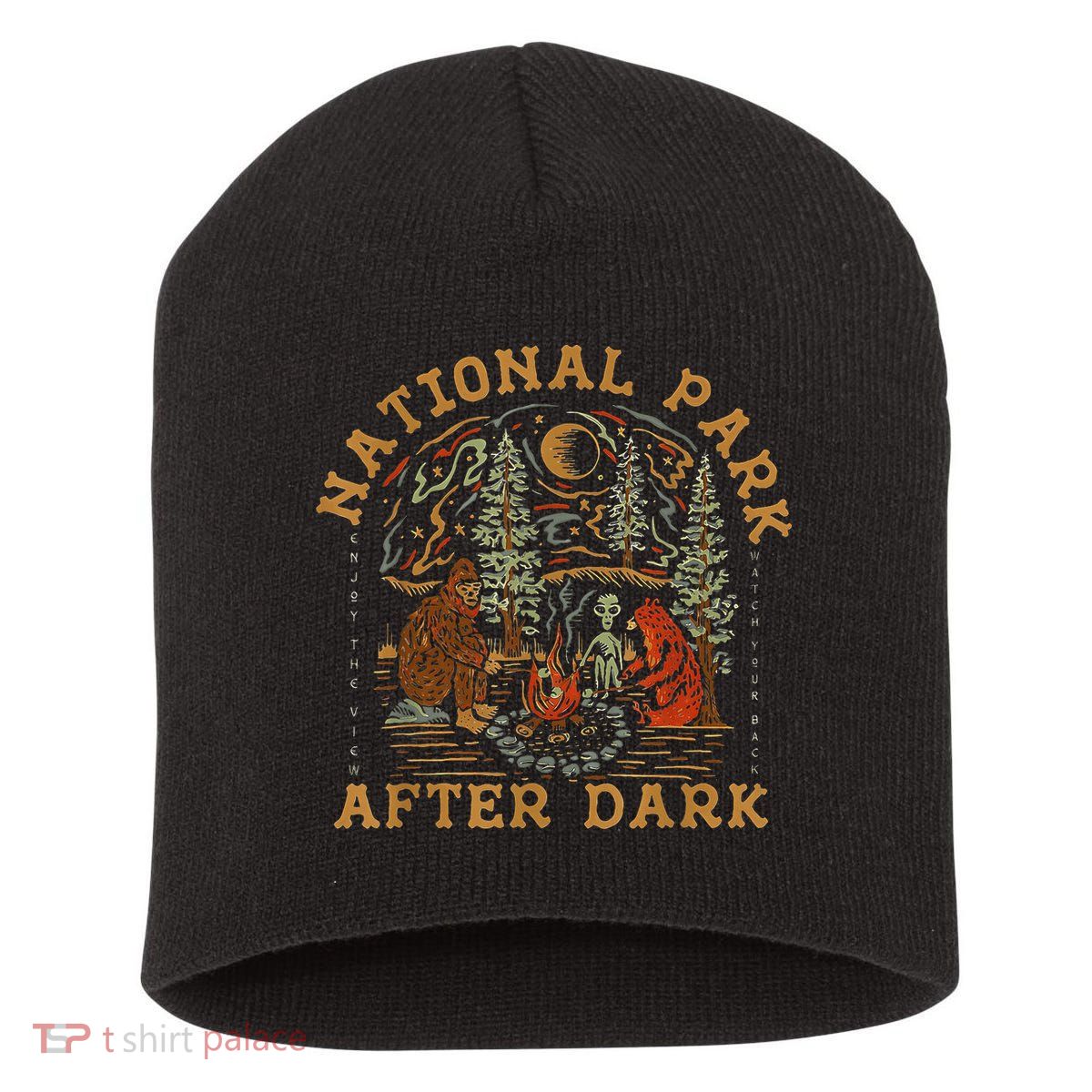 National Park After Dark Short Acrylic Beanie