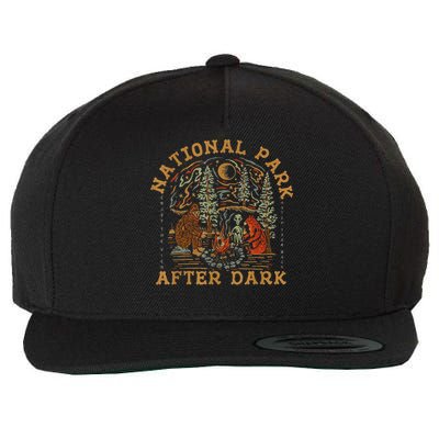 National Park After Dark Wool Snapback Cap