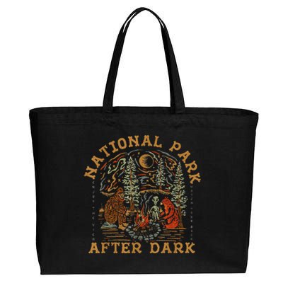 National Park After Dark Cotton Canvas Jumbo Tote