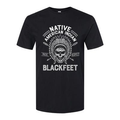 Native Pride American Indian Tribe Blackfeet Softstyle® CVC T-Shirt