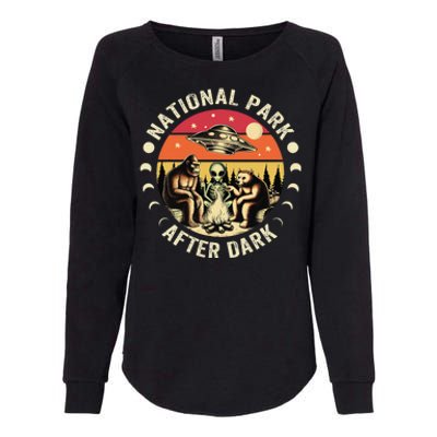 National Park After Dark Funny Womens California Wash Sweatshirt