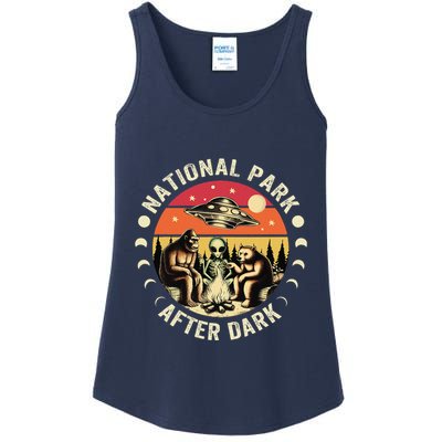 National Park After Dark Funny Ladies Essential Tank