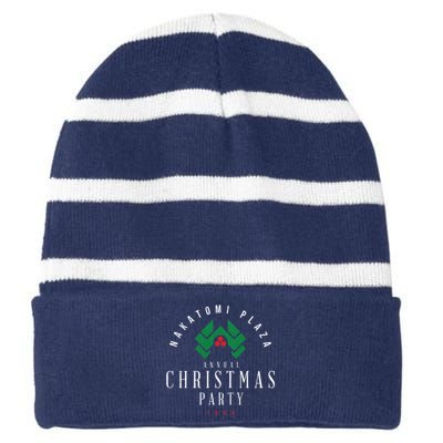 Nakatomi Plaza Annual Christmas Party 1988 Classic Striped Beanie with Solid Band