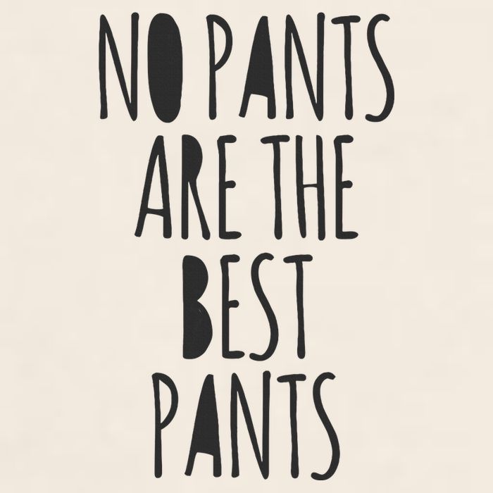 No Pants Are The Best Pants Funny Lazy Garment-Dyed Women's Muscle Tee