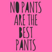 No Pants Are The Best Pants Funny Lazy Stripe Pom Pom Beanie