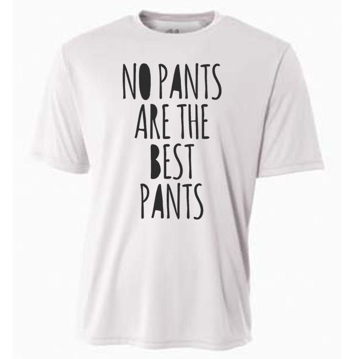 No Pants Are The Best Pants Funny Lazy Cooling Performance Crew T-Shirt