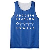 Nurse Pqrst Abcs Ekg Strip Alphabet Funny Nurses Memes Gift Mesh Reversible Basketball Jersey Tank