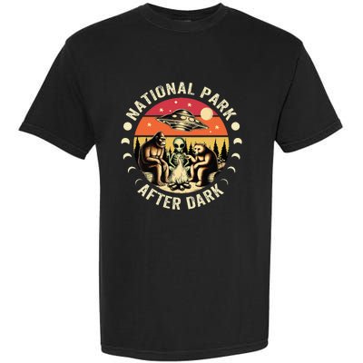 National Park After Dark Funny Garment-Dyed Heavyweight T-Shirt