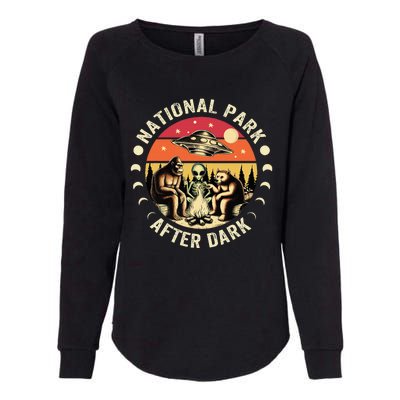 National Park After Dark Funny Womens California Wash Sweatshirt