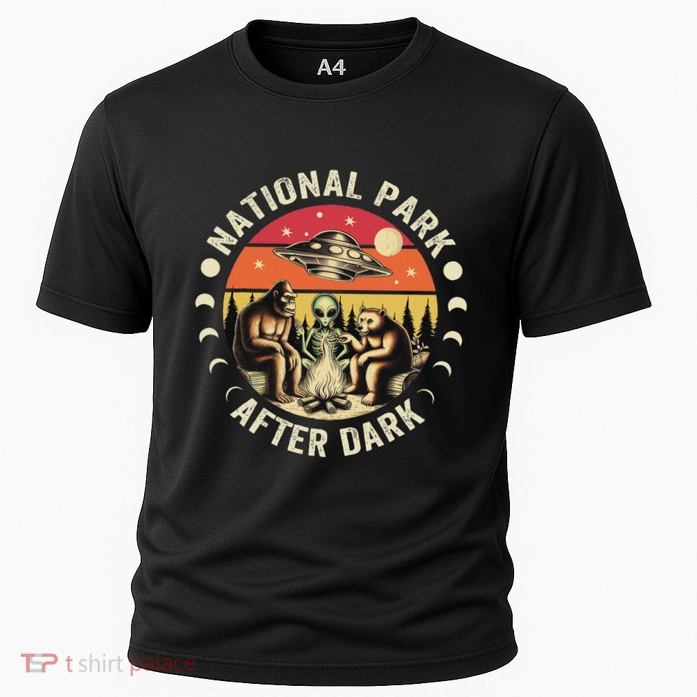 National Park After Dark Funny Performance Shirt