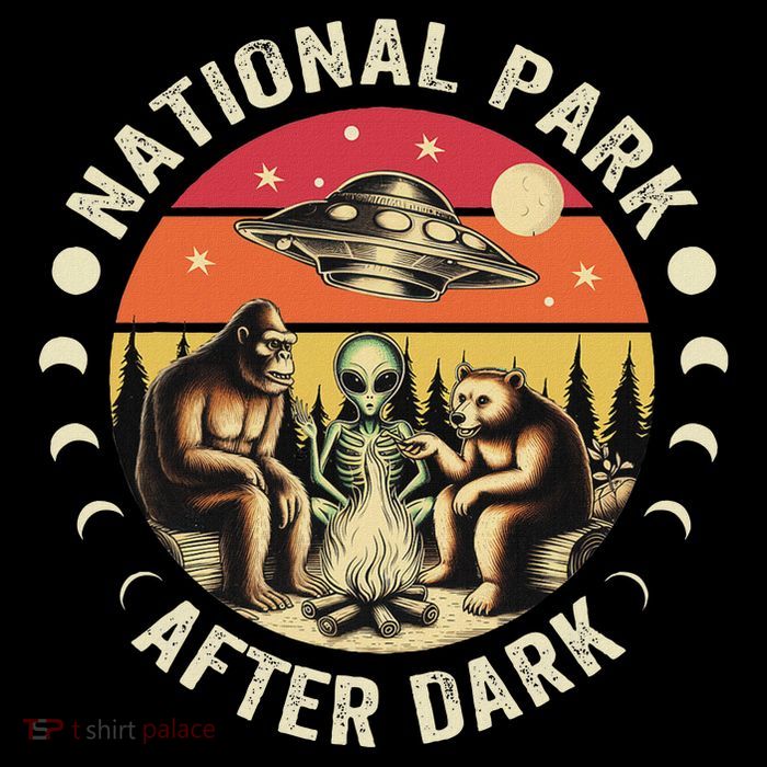 National Park After Dark Funny Tall T-Shirt