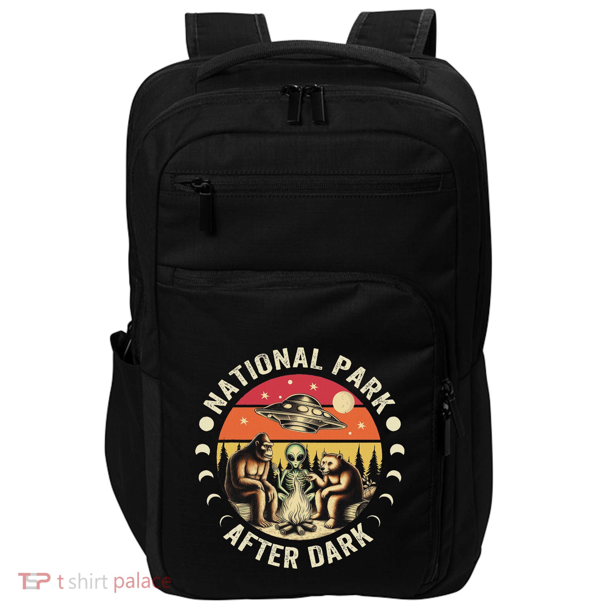 National Park After Dark Funny Impact Tech Backpack