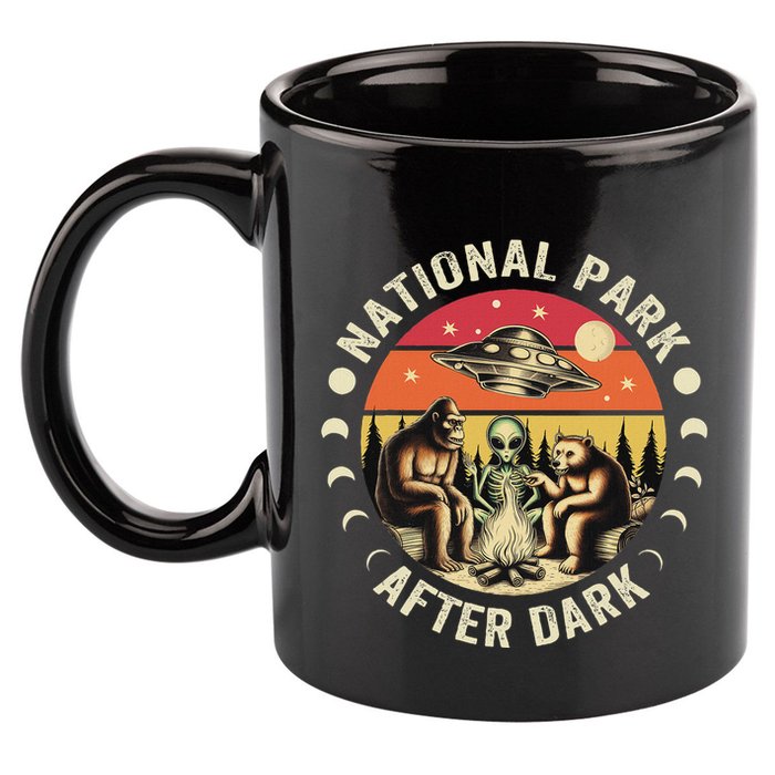 National Park After Dark Funny 11oz C Handle Ceramic Mug