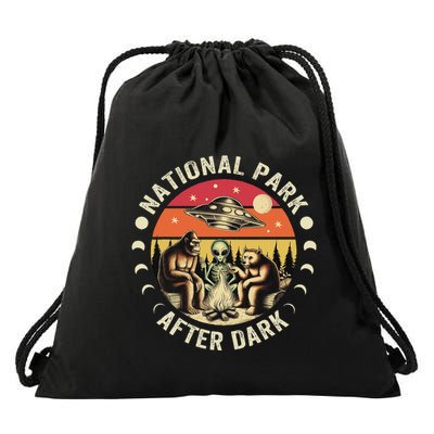 National Park After Dark Funny Drawstring Bag