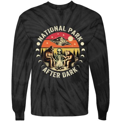National Park After Dark Funny Tie-Dye Long Sleeve Shirt