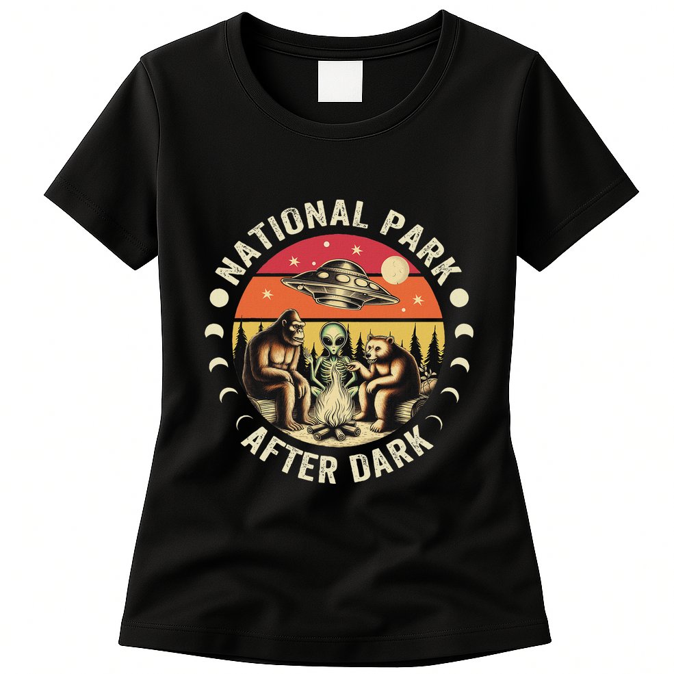 National Park After Dark Funny Womens T-Shirt