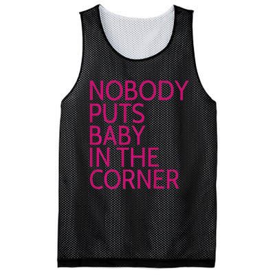 Nobody Puts Baby In The Corner Mesh Reversible Basketball Jersey Tank