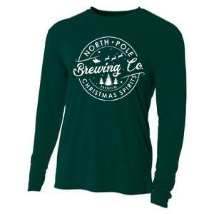 North Pole Brewing Co Christmas Spirits Matching Christmas Cooling Performance Long Sleeve Crew