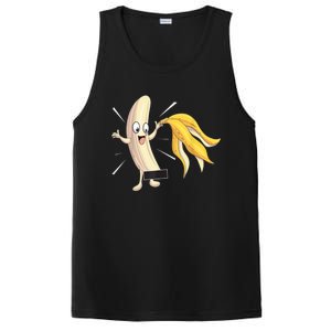 Naked Peeled Banana Striptease Censored Funny Adult PosiCharge Competitor Tank