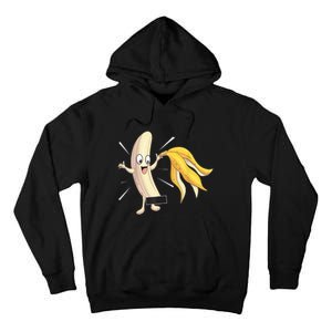 Naked Peeled Banana Striptease Censored Funny Adult Tall Hoodie