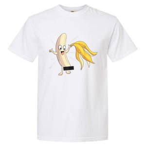 Naked Peeled Banana Striptease Censored Funny Adult Garment-Dyed Heavyweight T-Shirt