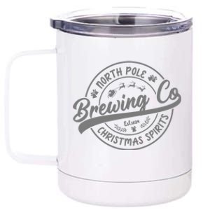 North Pole Brewing Co Christmas Santa North Pole Matching 12 oz Stainless Steel Tumbler Cup