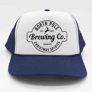 North Pole Brewing Co Christmas Santa North Pole Matching Trucker Hat