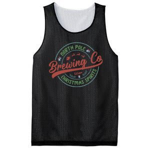 North Pole Brewing Co Christmas Santa North Pole Matching Mesh Reversible Basketball Jersey Tank