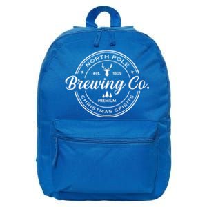 North Pole Brewing Co Christmas Santa North Pole Matching 16 in Basic Backpack