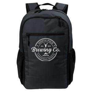 North Pole Brewing Co Christmas Santa North Pole Matching Daily Commute Backpack