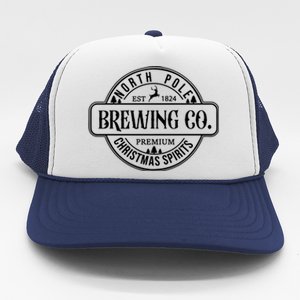 North Pole Brewing Co Christmas Santa North Pole Matching Trucker Hat