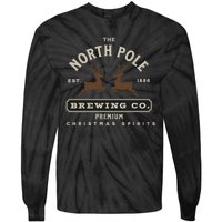 North Pole Brewing Co Christmas Santa North Pole Matching Tie-Dye Long Sleeve Shirt