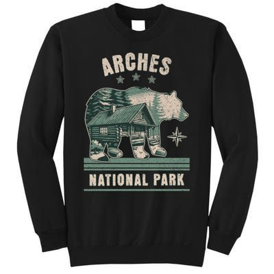 National Park Bear Cabin Vacation Souvenir Sweatshirt