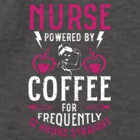 Nurse Powered By Coffee For Frequently 12 Hours Straight Vector Backpack