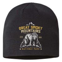 National Park Bear Vintage Great Smoky Mountains Sustainable Beanie