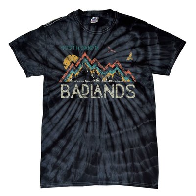 National Park Badlands South Dakota The Mount Rushmore State Tie-Dye T-Shirt