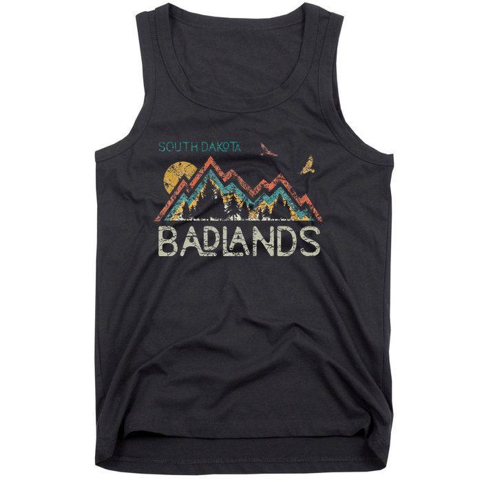 National Park Badlands South Dakota The Mount Rushmore State Tank Top