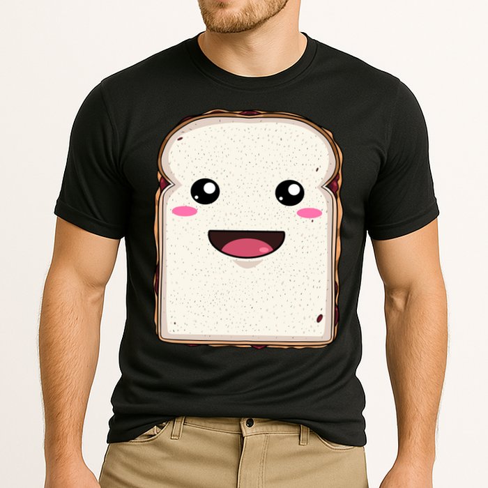 National Peanut Butter And Jelly Day Cute Pb And J Sandwich Funny Gift Cooling Performance Crew T-Shirt