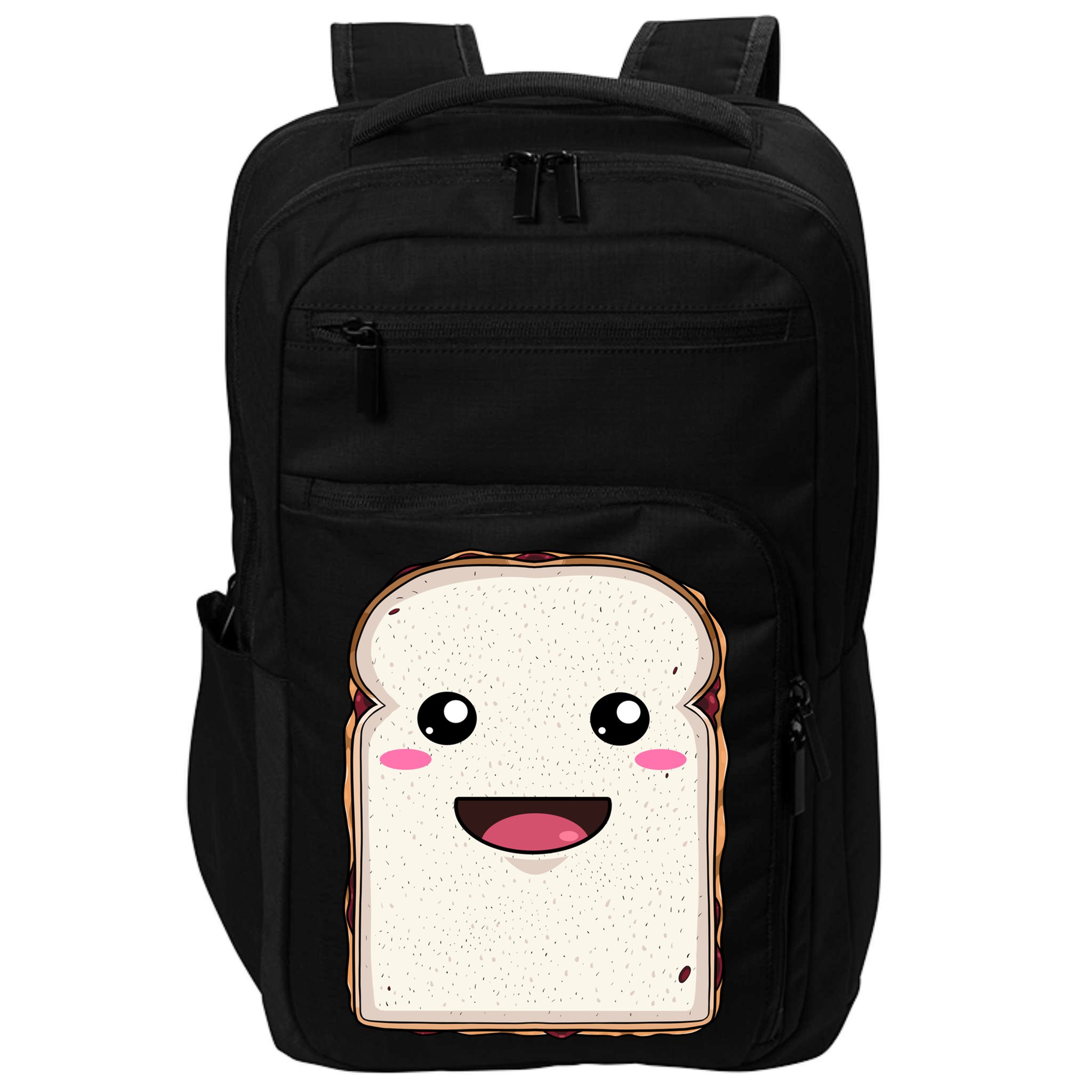 National Peanut Butter And Jelly Day Cute Pb And J Sandwich Funny Gift Impact Tech Backpack