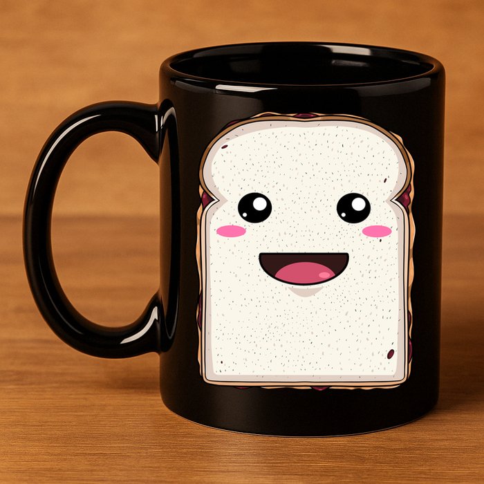 National Peanut Butter And Jelly Day Cute Pb And J Sandwich Funny Gift 11oz C Handle Ceramic Mug
