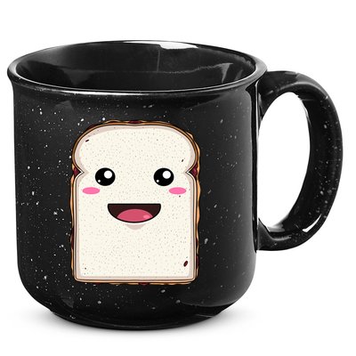 National Peanut Butter And Jelly Day Cute Pb And J Sandwich Funny Gift 15oz Campfire Ceramic Mug